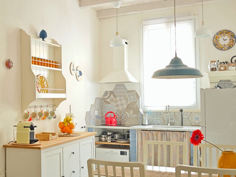 Fully equipped modern kitchen