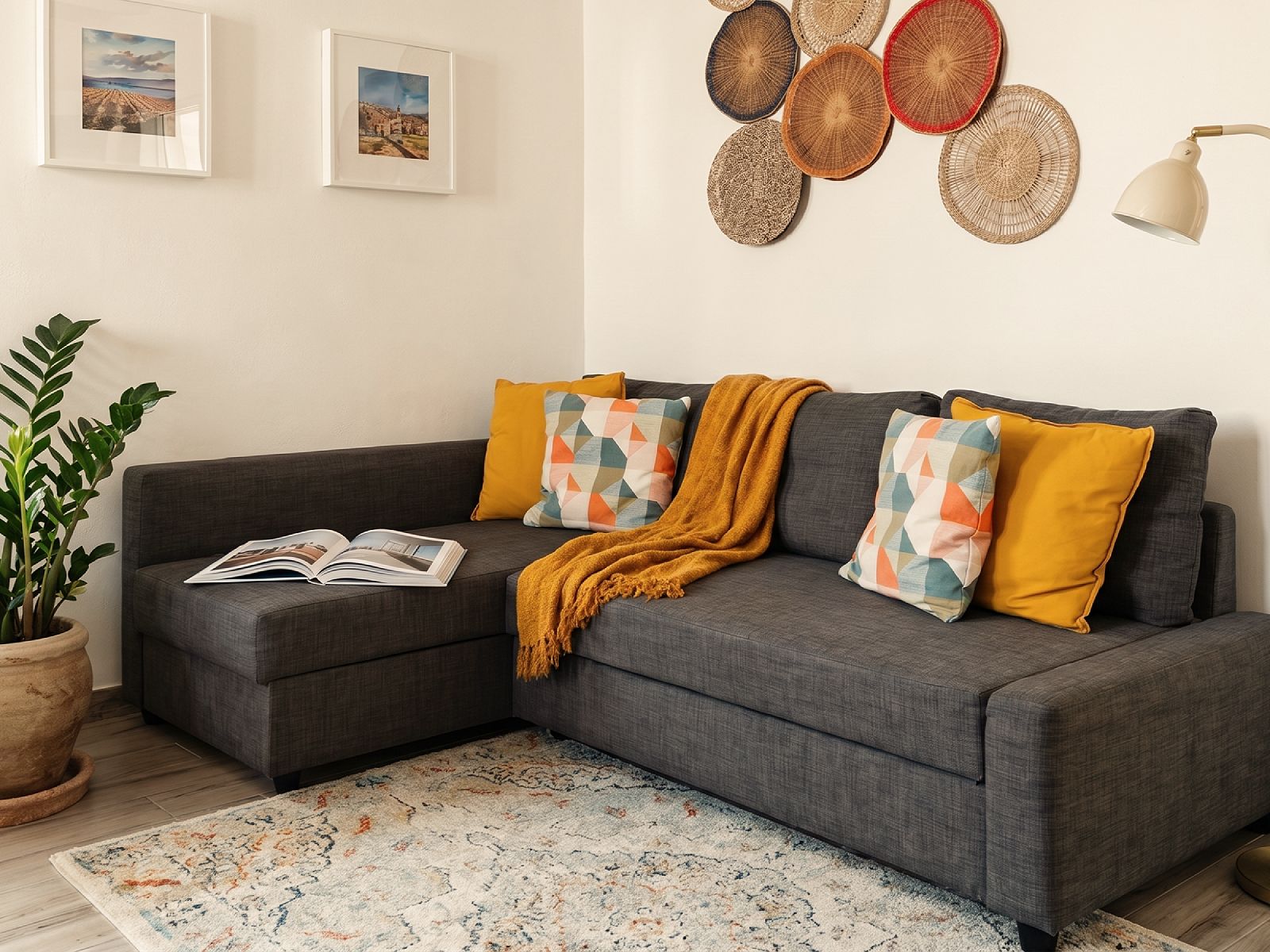 Casa Bandello comfortable living room sofa