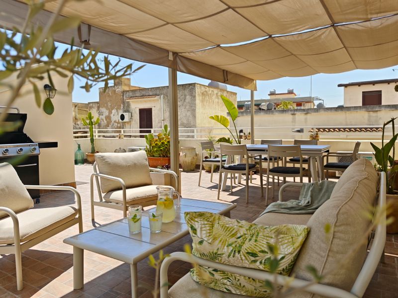 Terrace with grill